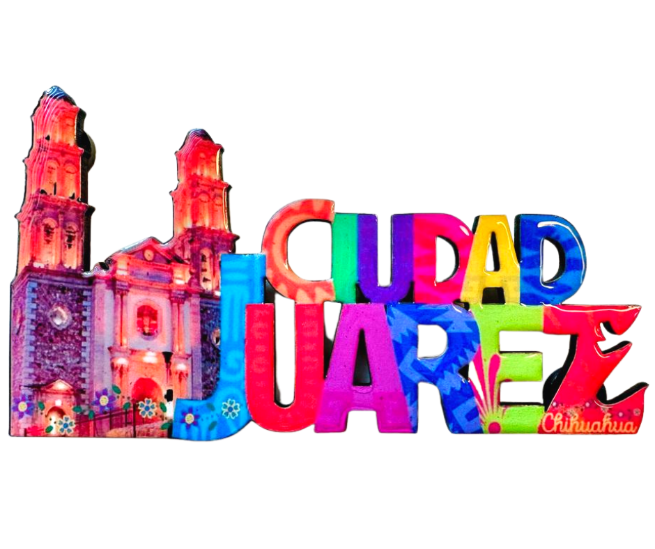 Ciudad Juarez Mexico Imanes Para Refrigerador Souvenirs Recuerdo Turistico Pueblitos Magicos Playas MDF 3 mm
