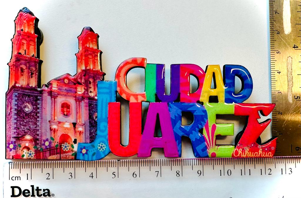 Ciudad Juarez Mexico Imanes Para Refrigerador Souvenirs Recuerdo Turistico Pueblitos Magicos Playas MDF 3 mm