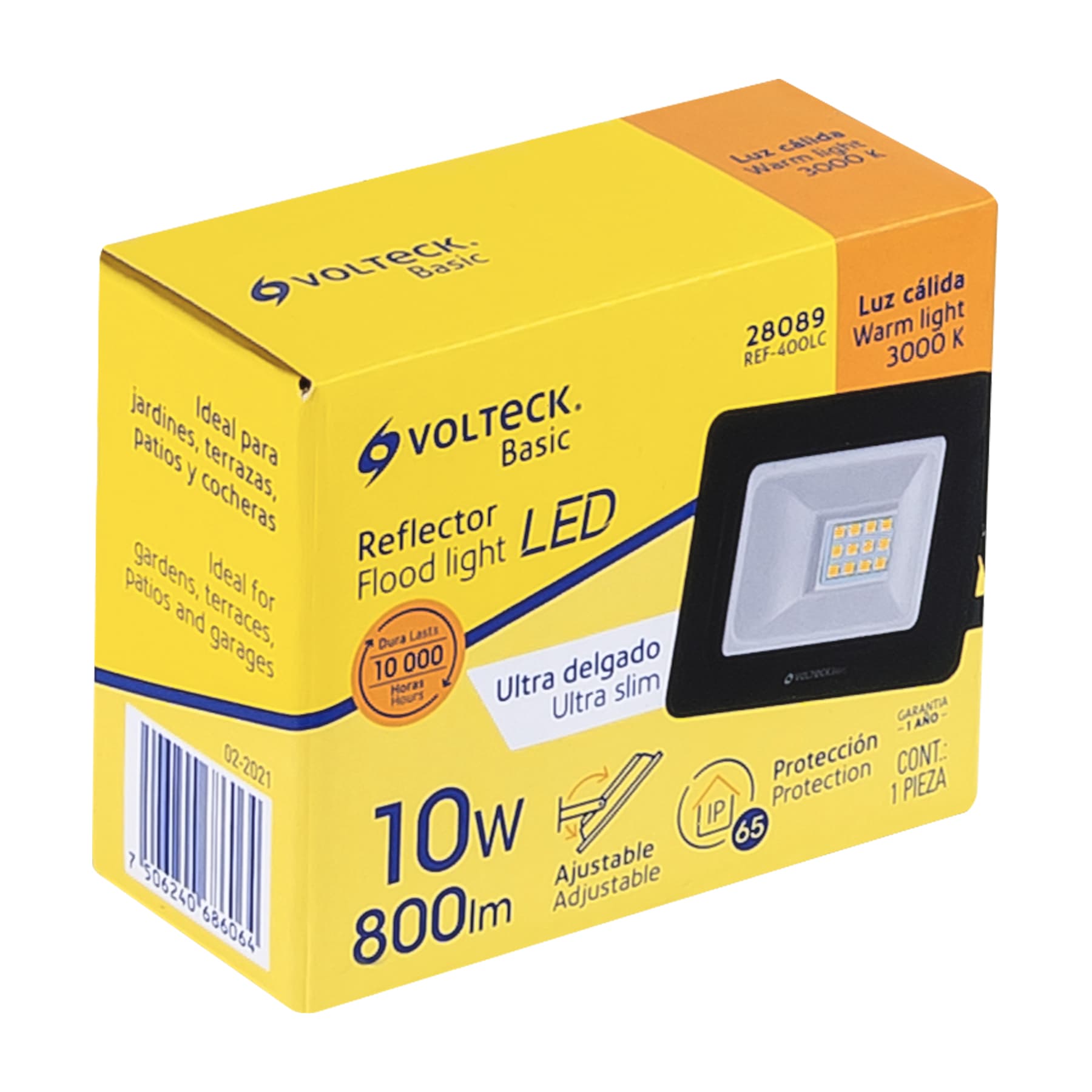 REFLECTORES DE LED ULTRADELGADOS VOLTECK BASIC 28089