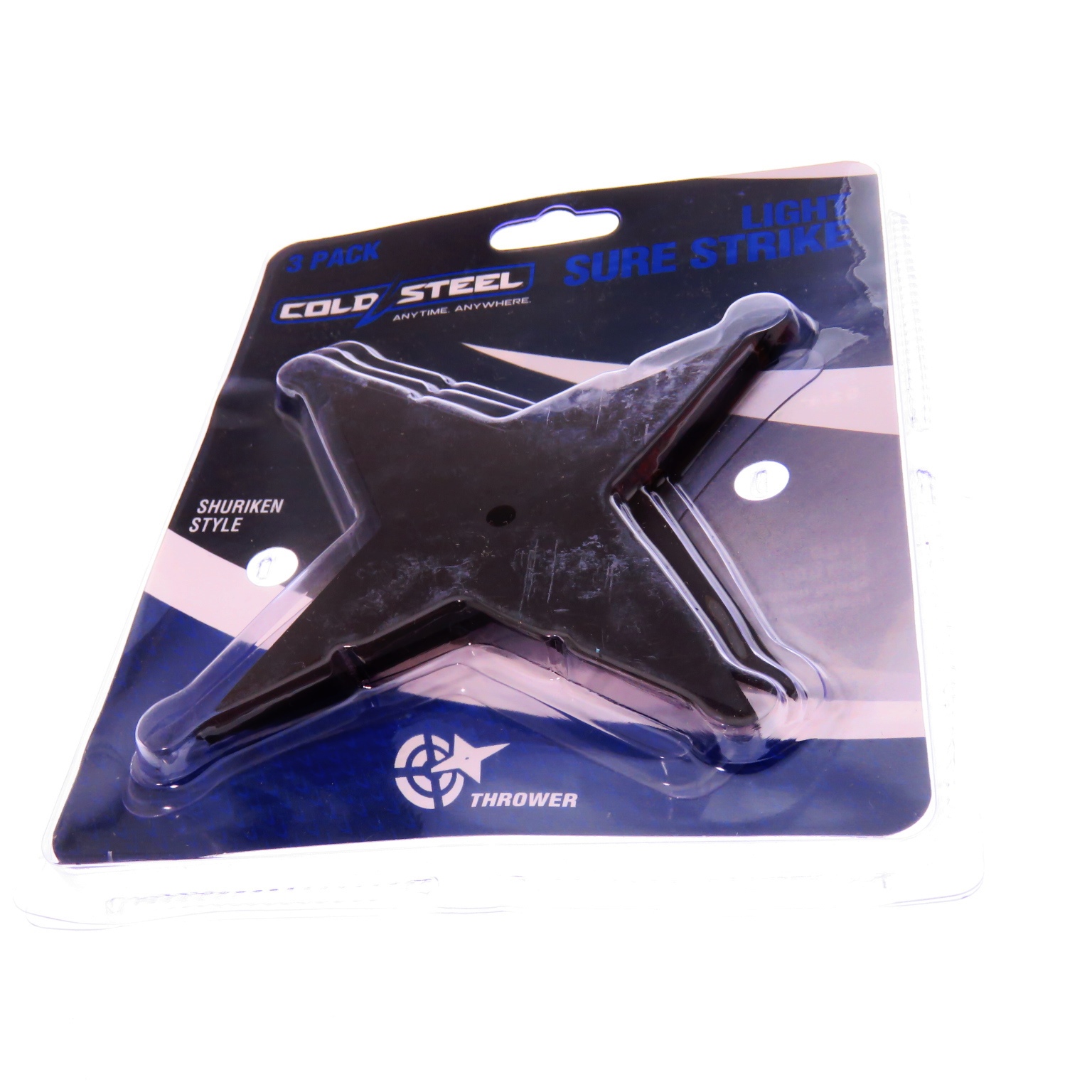 Cs80ssc3z Cold Steel Ligth Sure Strike Shuriken Set 3 Pz Hc