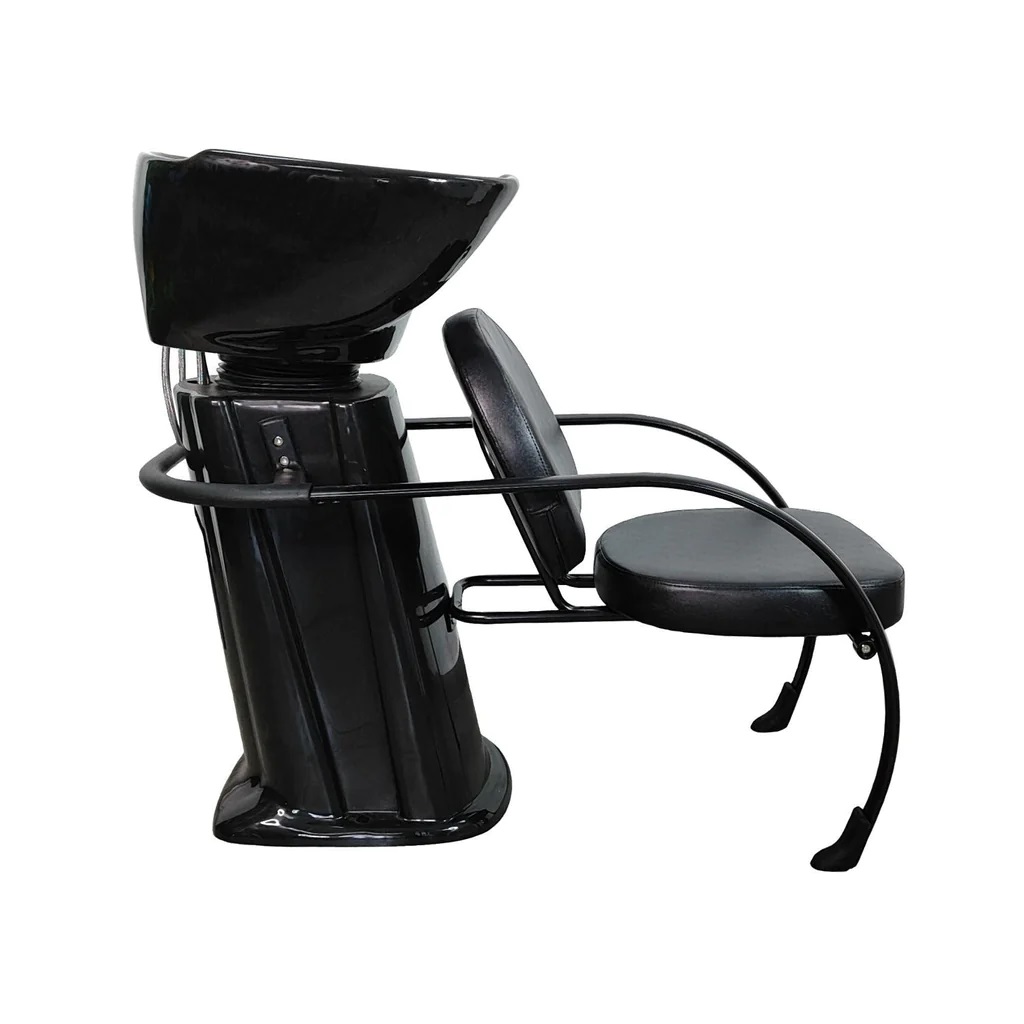 Lavacabezas Tarja Cerámica C22 Negro Letmex Estética Salon Barbería 