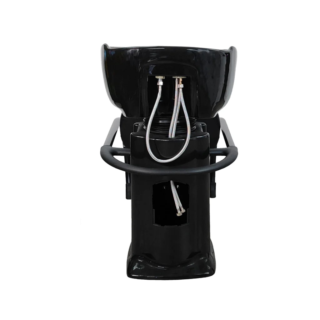 Lavacabezas Tarja Cerámica C22 Negro Letmex Estética Salon Barbería 