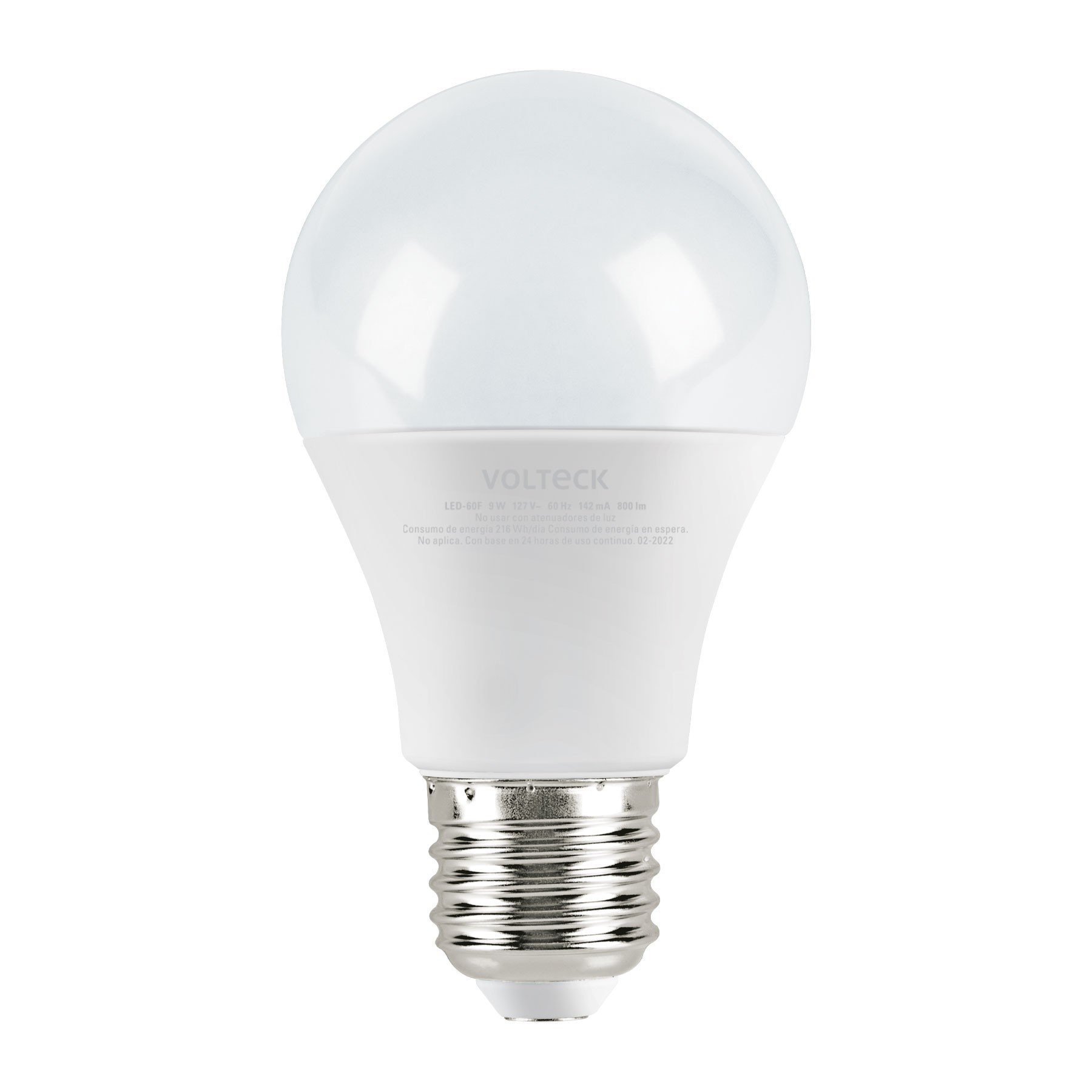 LÁMPARA LED A19 9 W (EQUIV. 60 W), LUZ DE DÍA, BLÍSTER VOLTECK 46858