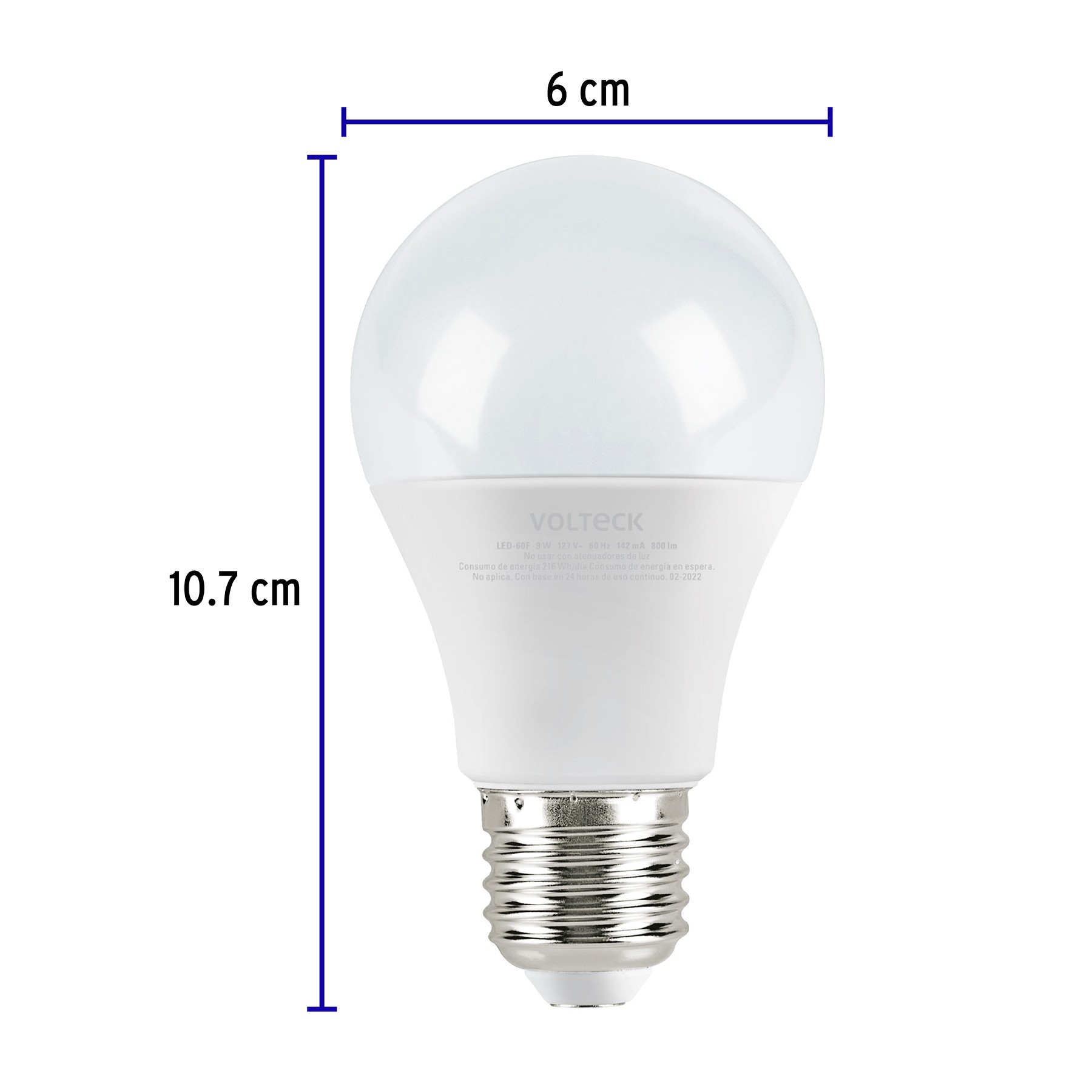 Lámpara LED A19 14 W (equiv. 100 W), luz cálida, caja, De LED, 46593