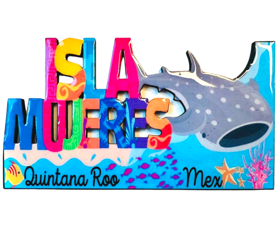 Isla Mujeres Mexico Imanes Para Refrigerador Souvenirs Recuerdo Turistico Pueblitos Magicos Playas MDF 3 mm
