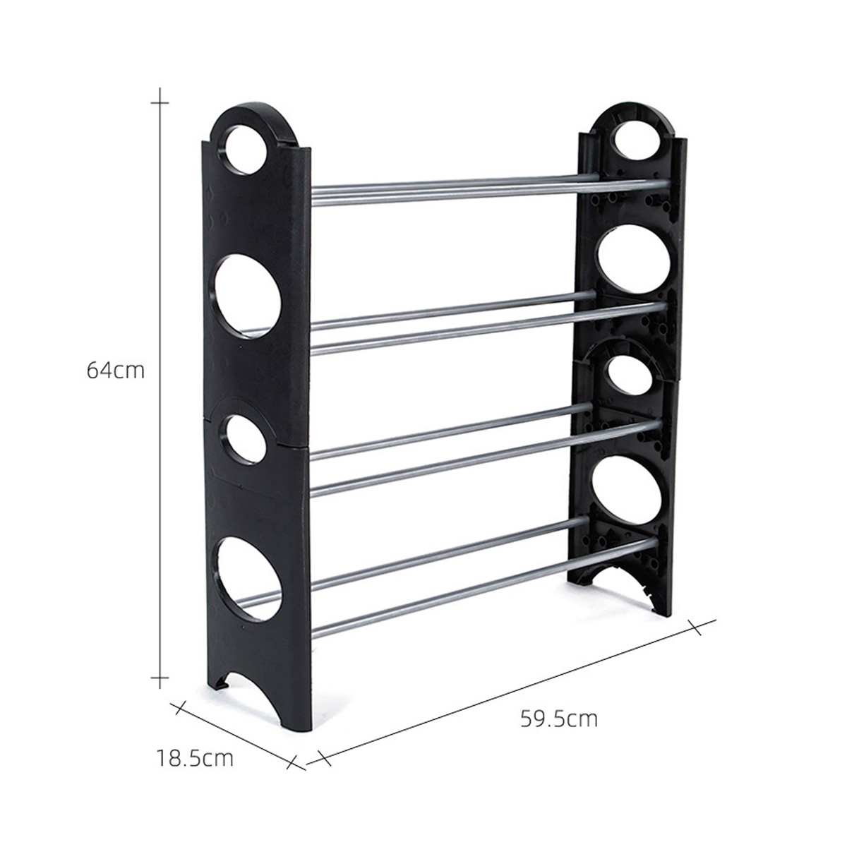 Organizador Zapatos Rack Zapatera 4 Niveles Repisas Alacena