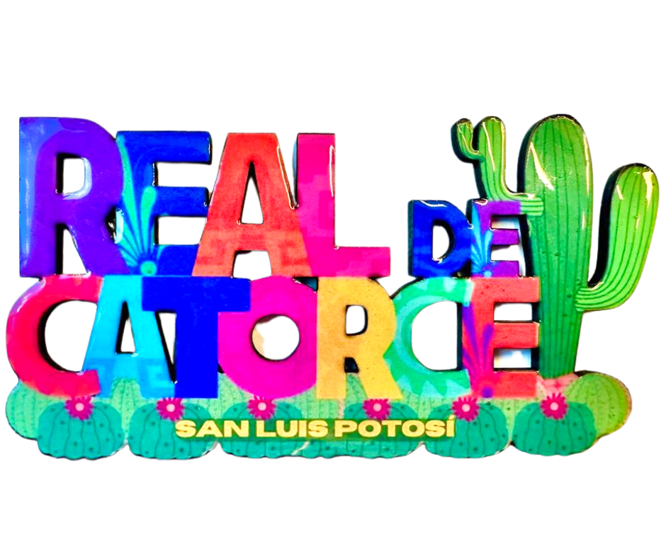 Real de Catorce Mexico Imanes Para Refrigerador Souvenirs Recuerdo Turistico Pueblitos Magicos Playas MDF 3 mm