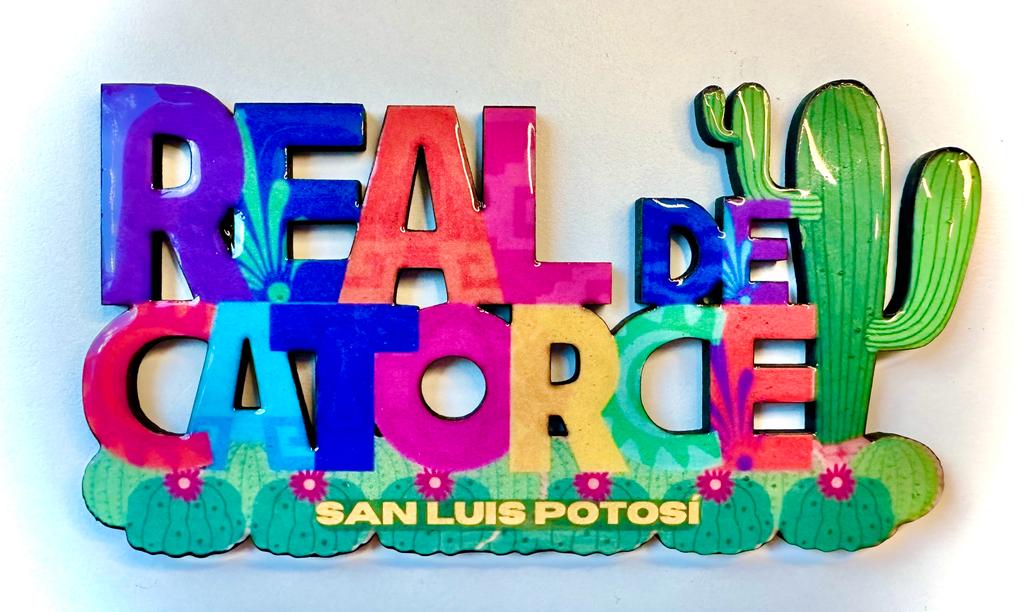 Real de Catorce Mexico Imanes Para Refrigerador Souvenirs Recuerdo Turistico Pueblitos Magicos Playas MDF 3 mm