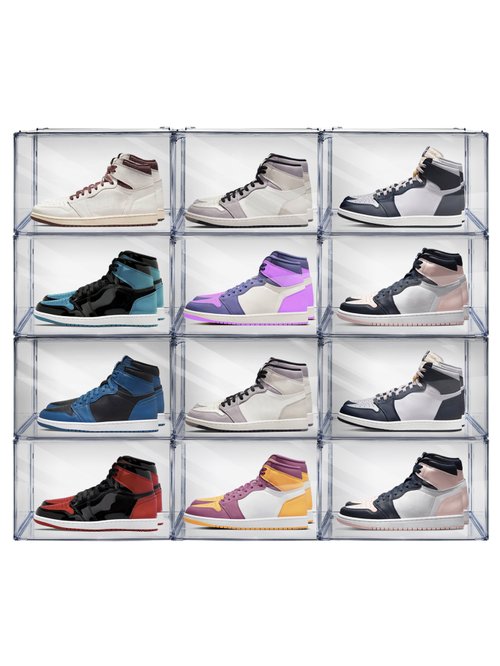 Rayen, Cajas Apilables para Zapatos, Pack de 2 unidades, Cierre con Velcro,  Gama Premium, Dimensiones: 23 x 34 x 16 cm