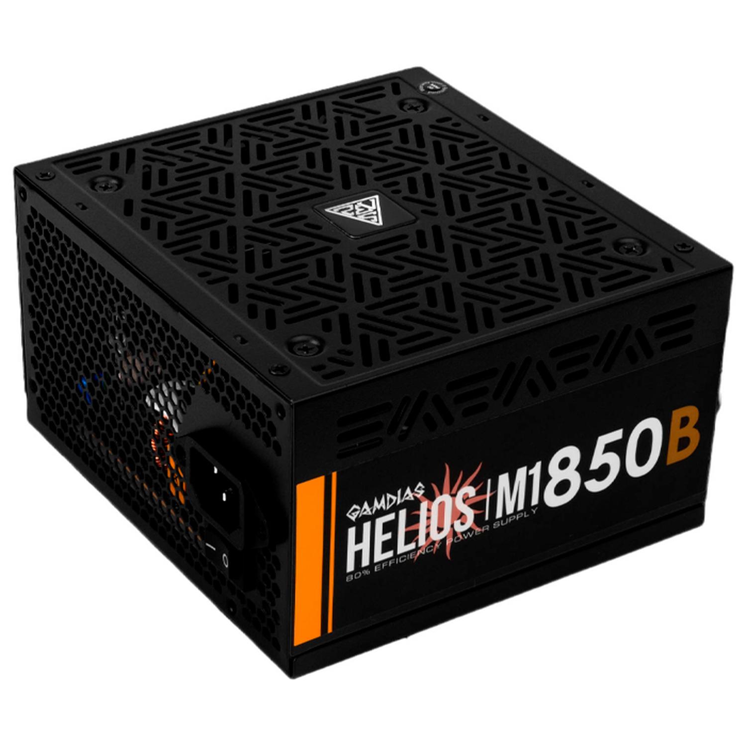 Fuente de Poder PC 850W Gamer GAMDIAS HELIOS M1-850B 80 Plus Bronze