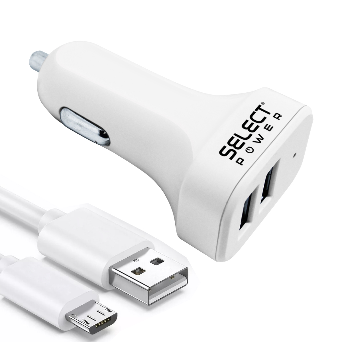 Cargador Para Carro Auto Carga Rapida 2 Puertos Usb Select Sound CO-SP