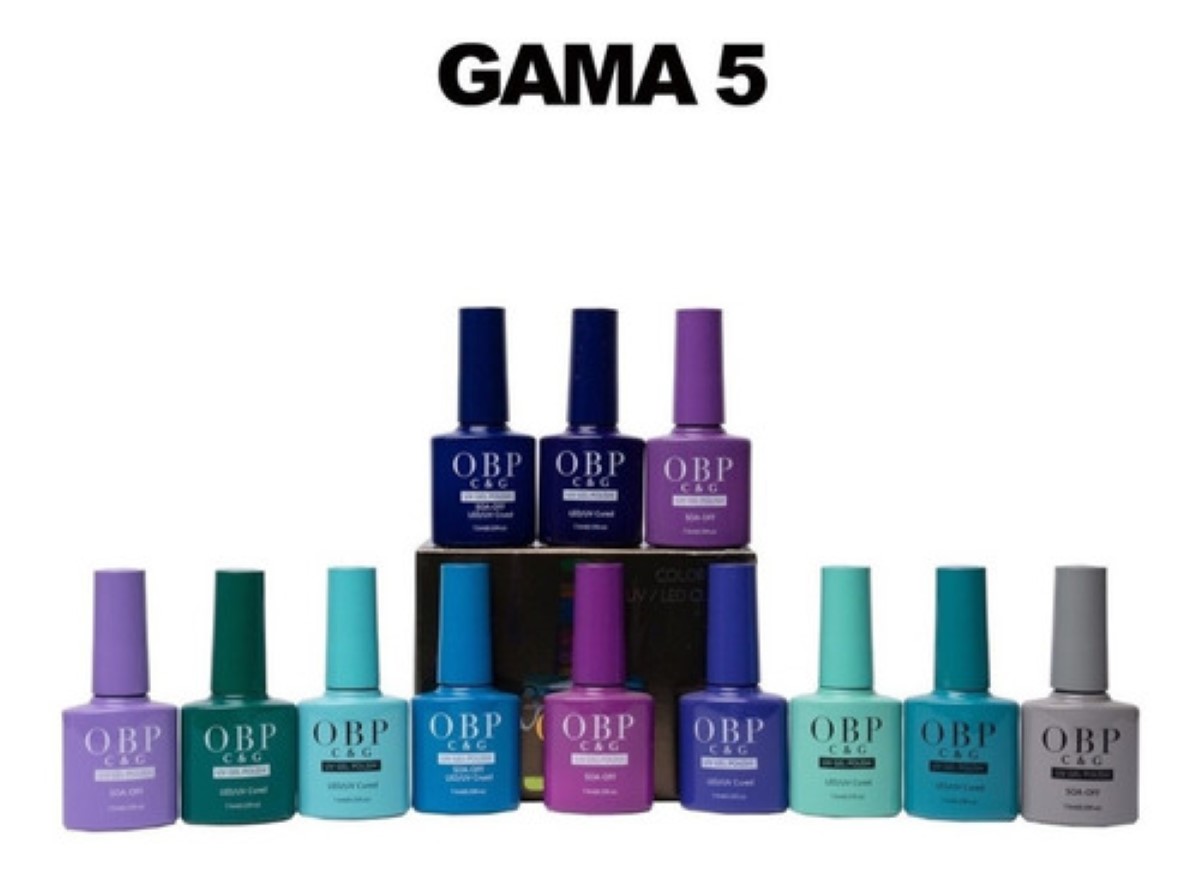 Gama De 12 Geles Semipermanente Esmalte Obp Multicolor GAMA 3