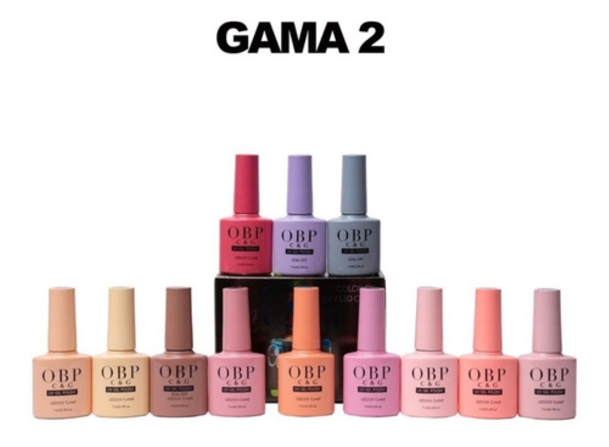Gama De 12 Geles Semipermanente Esmalte Obp Multicolor GAMA 3
