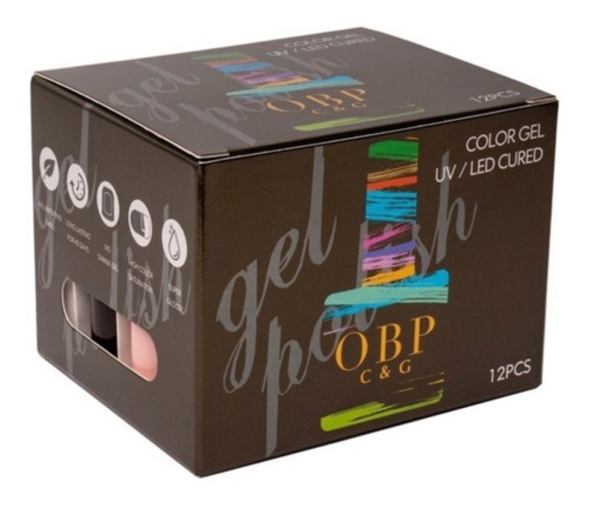 Gama De 12 Geles Semipermanente Esmalte Obp Multicolor GAMA 3