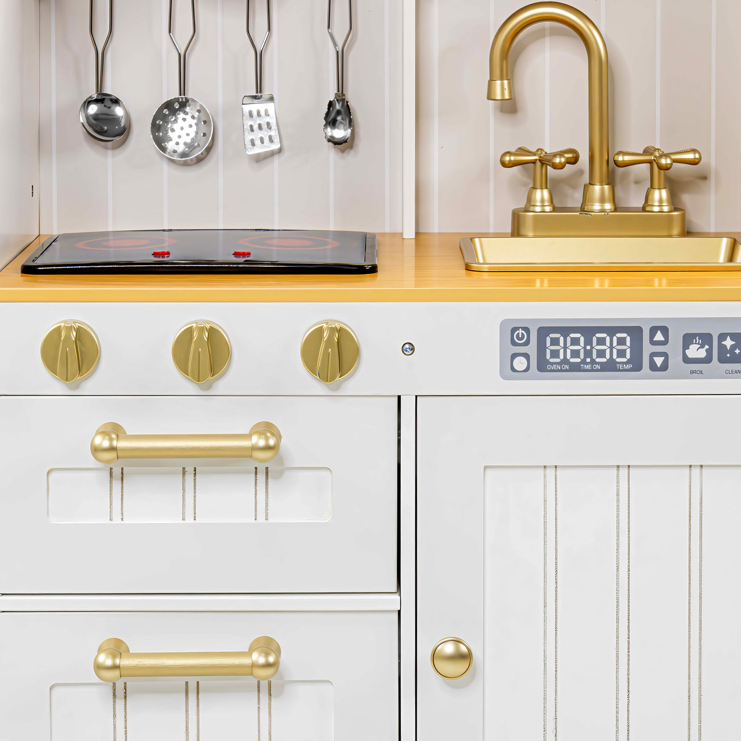 Cocina Juguete Cocinita Niños Infantil Luz Led Sonidos Blanca