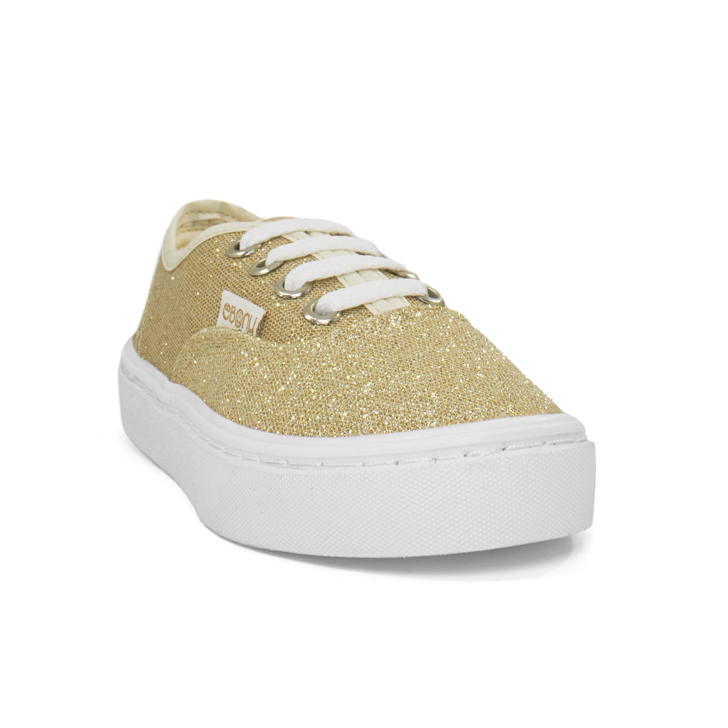 Tenis Economicos Para Niños Color Oro, Casual Urbano Tenis Infantil Ebony