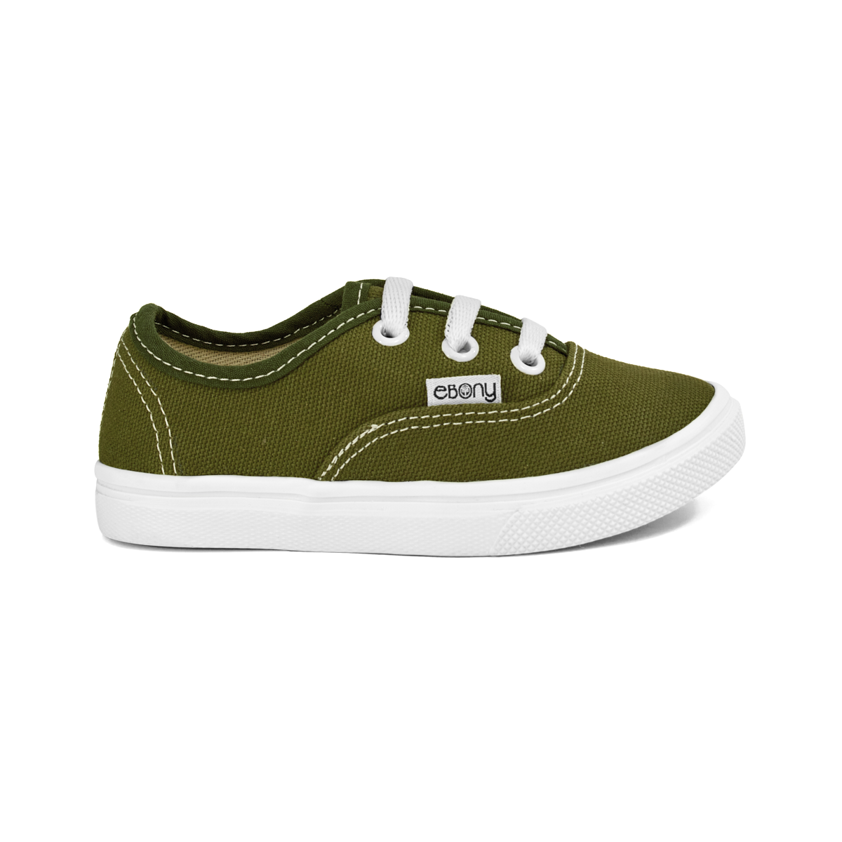Tenis Verde Militar Casuales Economicos Urbanos Para Niños, Calzado de Lona Ultraligeros y Comodos