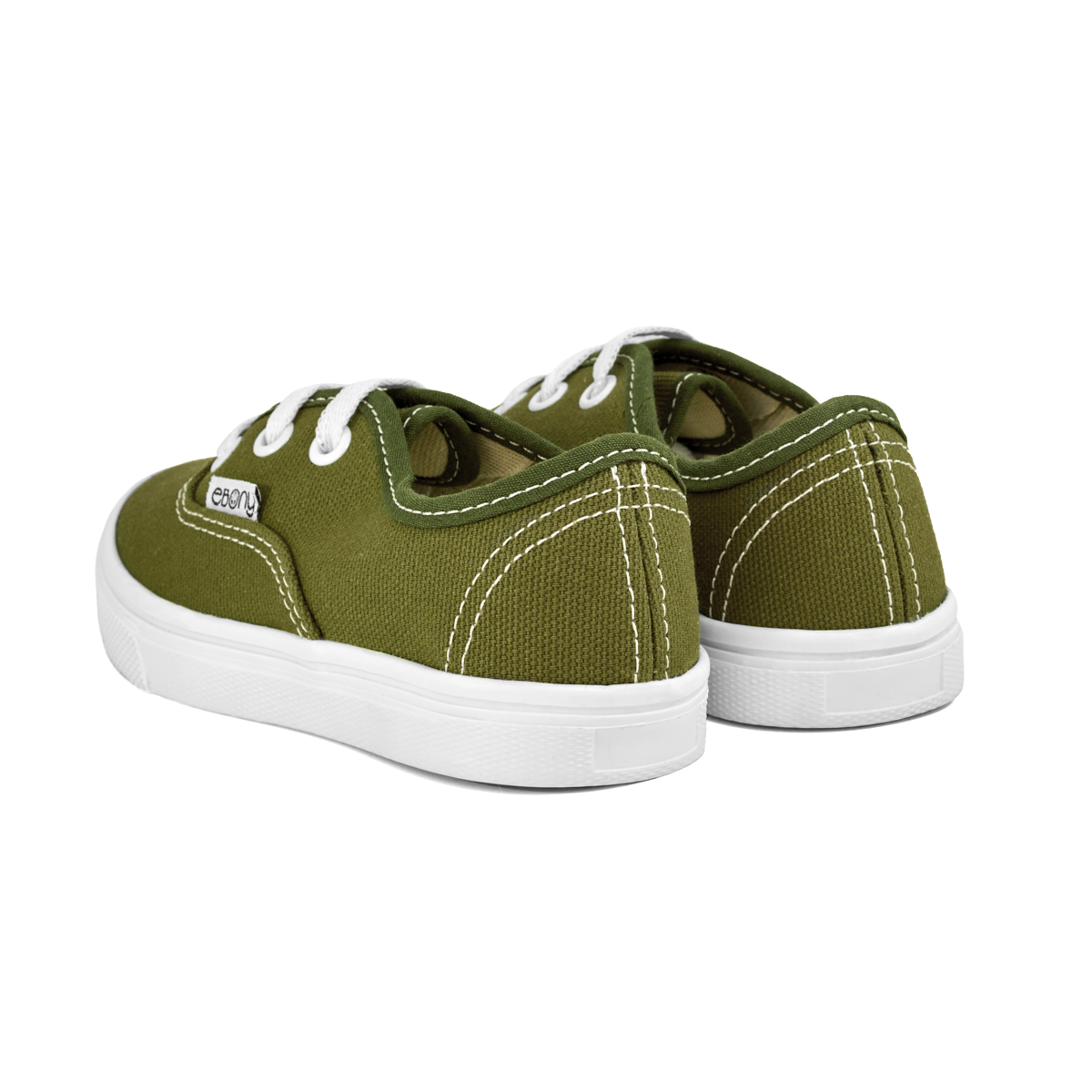 Tenis Verde Militar Casuales Economicos Urbanos Para Niños, Calzado de Lona Ultraligeros y Comodos
