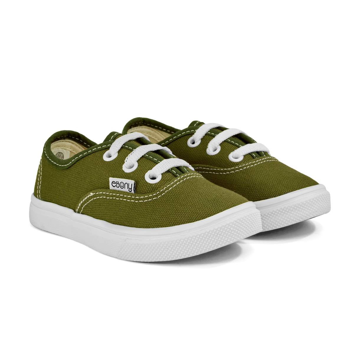 Tenis Verde Militar Casuales Economicos Urbanos Para Niños, Calzado de Lona Ultraligeros y Comodos