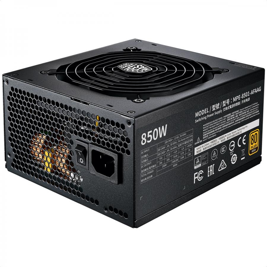 Fuente De Poder Cooler Master MWE Gold 850 V2 Modular 850W 80 Plus MPE-8501-AFAAG-U2