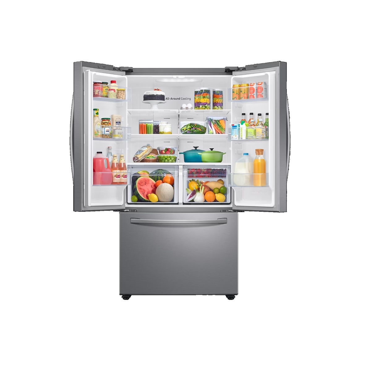 REFRIGERADOR SAMSUNG RF28T5A01S9/EM 28 PIES FRENCH DOOR SILVER ALBY