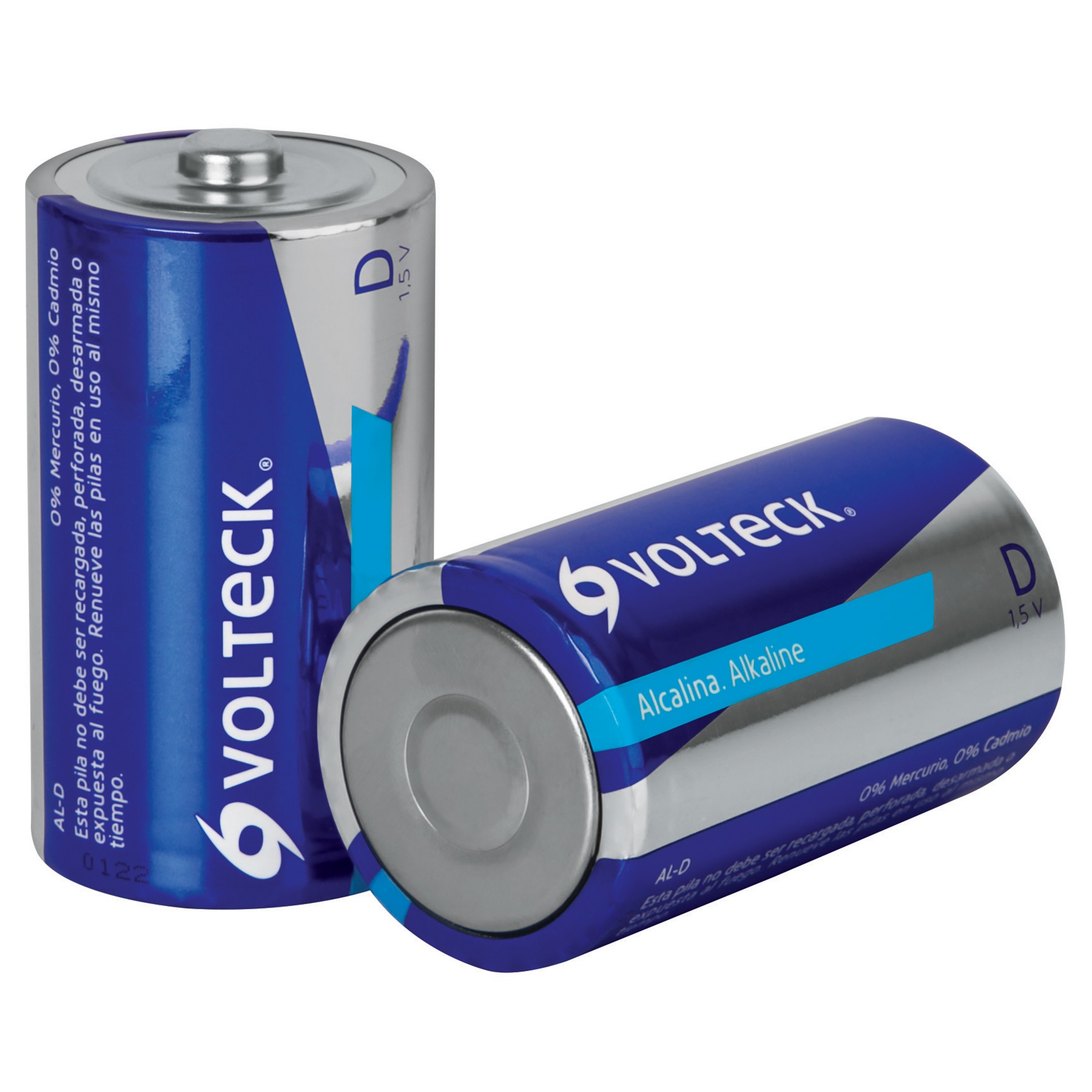 BLÍSTER CON 4 PILAS ALCALINAS TAMAÑO D, VOLTECK 46318