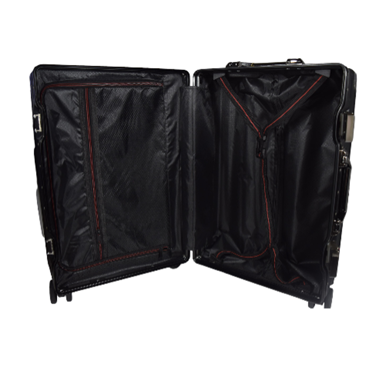 Maleta Cuadrada Estructura de Aluminio  20" Con Candado de Seguridad