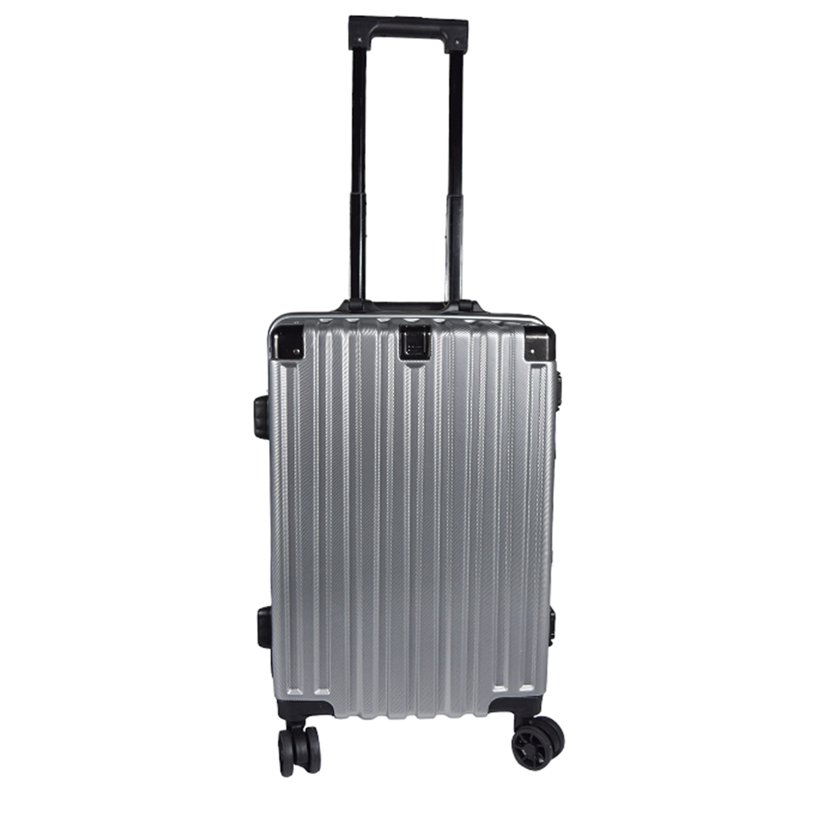 Maleta Cuadrada 20 Pulgadas Con Candado de Seguridad Gris