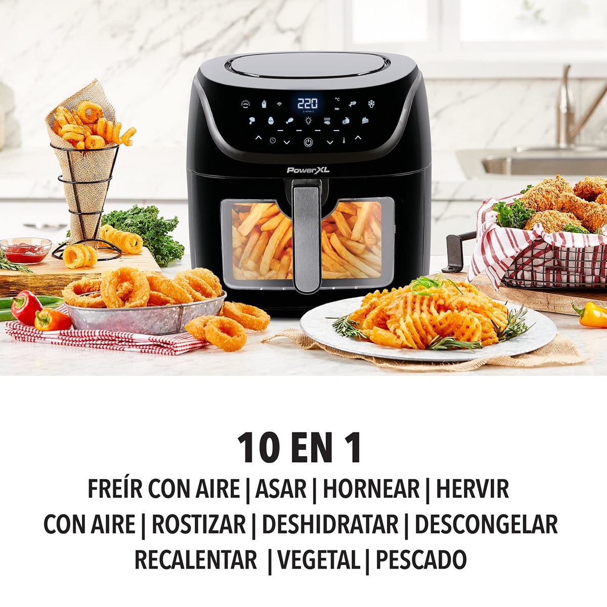 Freidora Rde Aire Power XL AF-E6001-LA Vortex Pro 5.7 L
