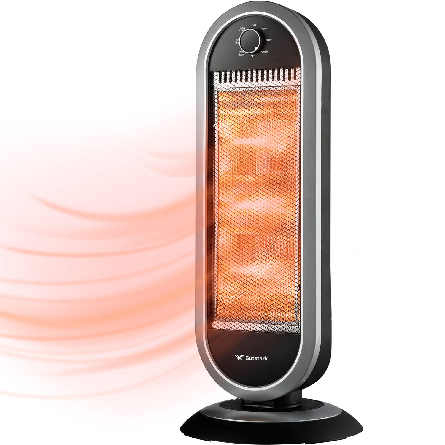 Calefactor Halogeno Oscilacion 90 grados 6 Ajustes Electrico 1200w