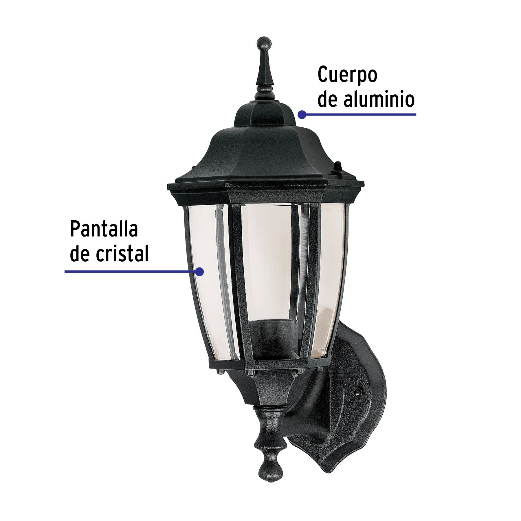 Arbotantes tipo farol (lámpara no incluida) VOLTECK LAIT 47289