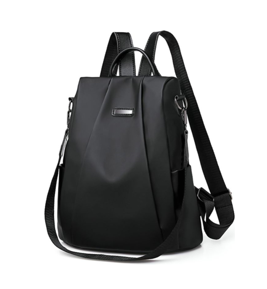 Bolsa Mochila Mujer Casual Viaje Impermeable Moda negro