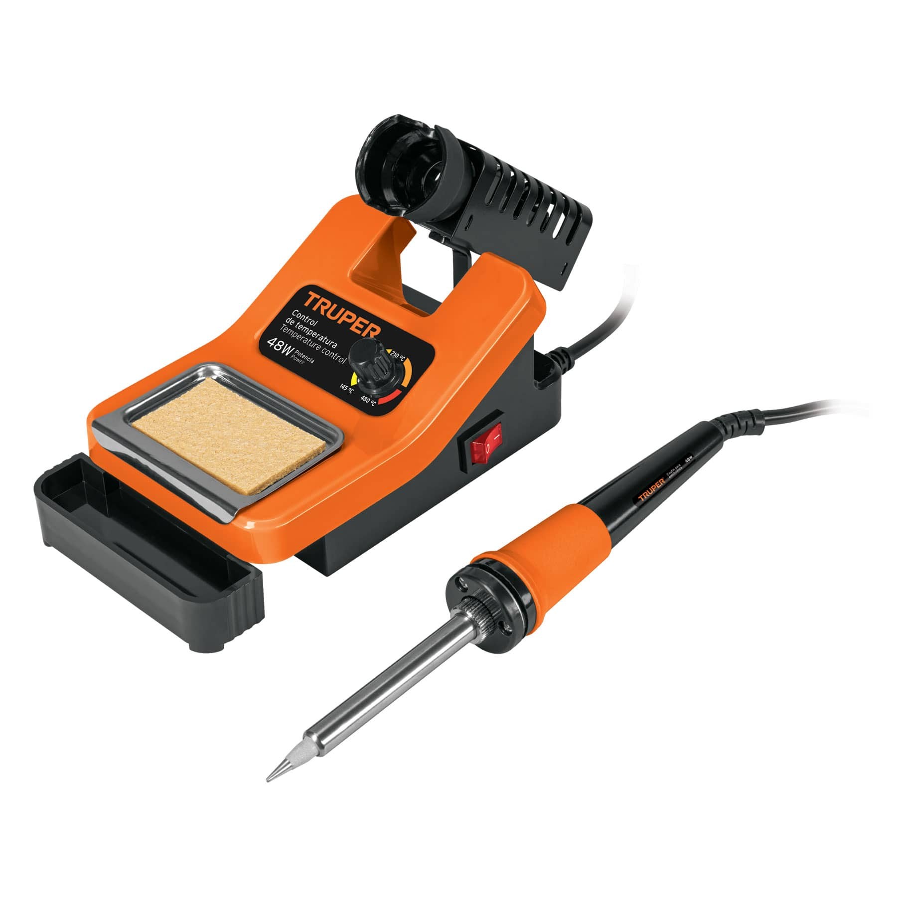 CAUTÍN 48 W PROFESIONAL PARA ELECTRÓNICA CON ESTACIÓN TRUPER 101398