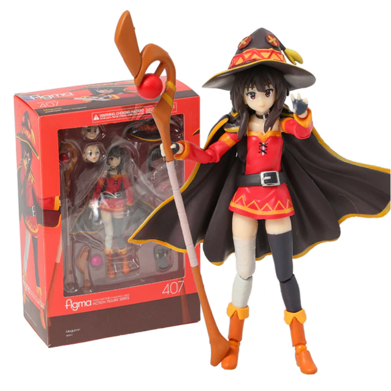 MEGUMIN 407 FIGMA KONOSUBA AQUA FIGURA ANIME