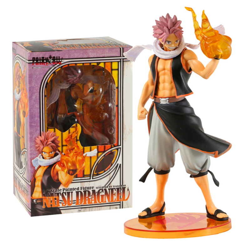 Natsu Dragneel 1/7 21cm Hobby Lucy Fairy Tail Figura Anime