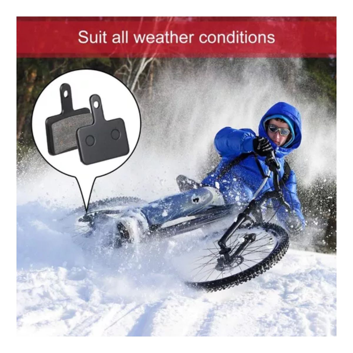 4 Juegos Balatas Shimano B01s Tektro M315 M355 M395 Mt200 Negro