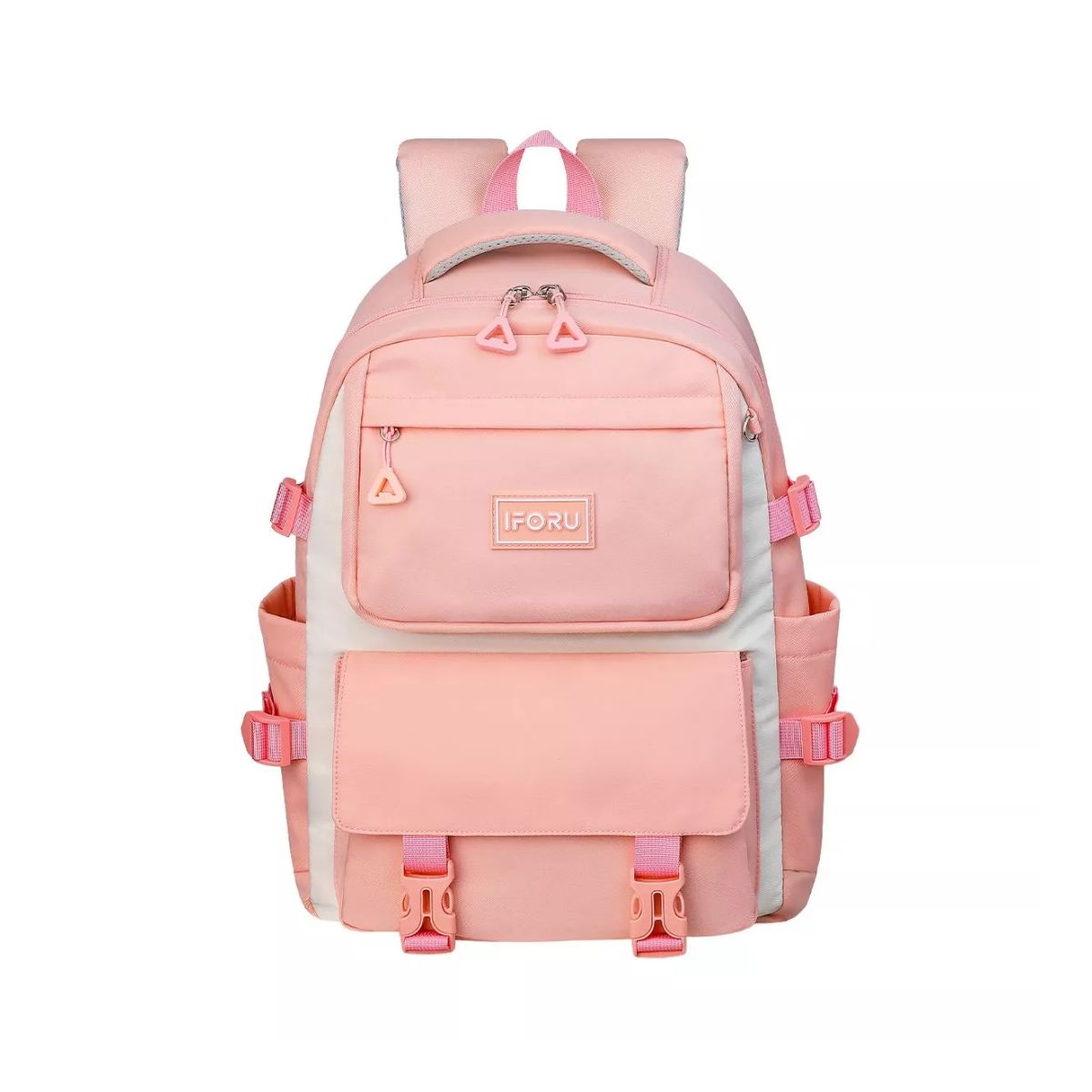 Mochila escolar Backpack 13N color rosa diseno liso 30 L Rosa