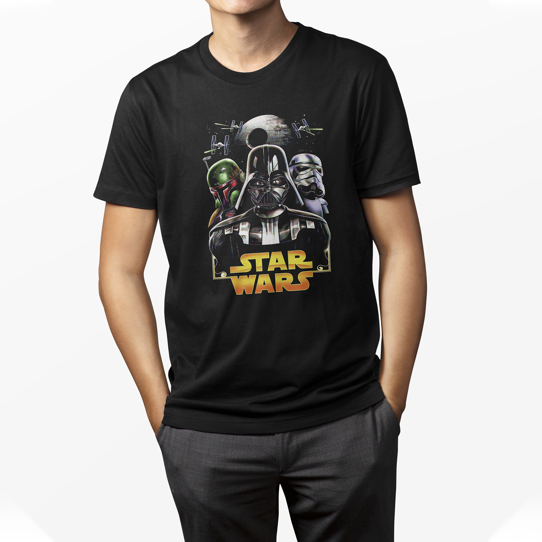 Playera Casual para Hombre Star War Dark Vader The Dark Side