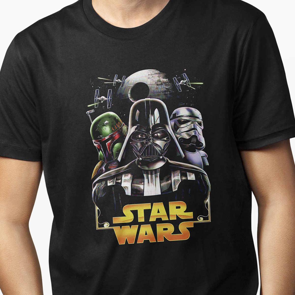 Playera Casual para Hombre Star War Dark Vader The Dark Side