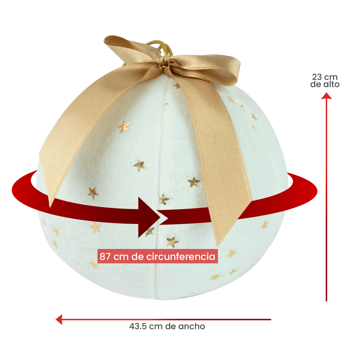 Decoración Navidad Set 3 Osos 140, 60, 80 cm + 2 Esferas 87 cm Tv Ofertas Fredo