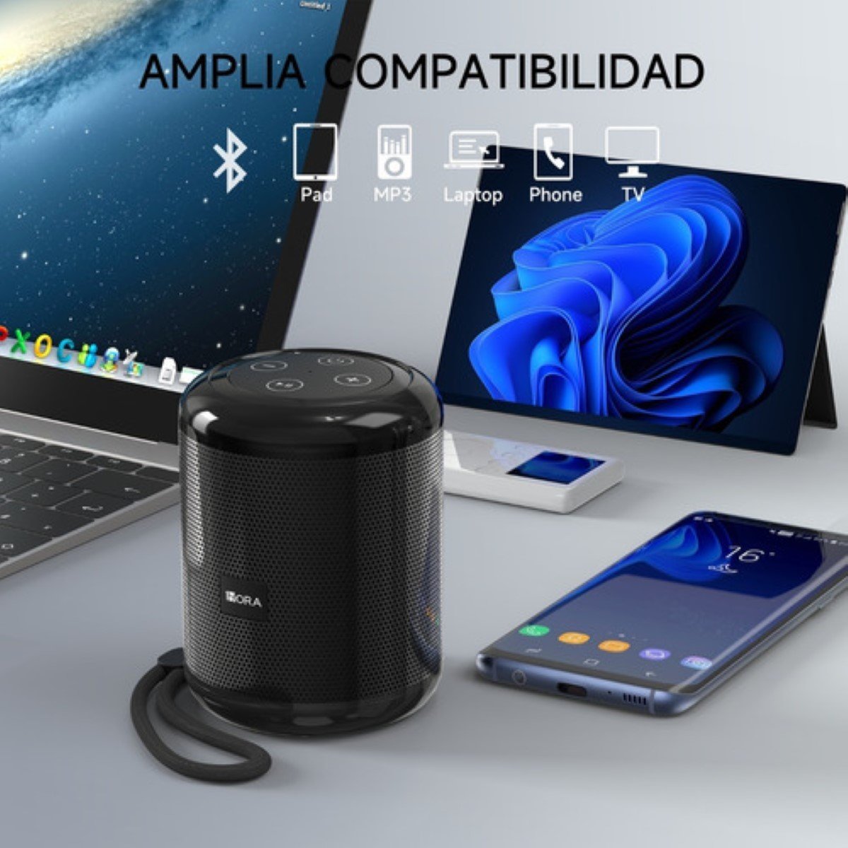 Altavoz Bluetooth Portátil Coral MIFA Xiaomi SWI303204.- Centro Hogar  Sánchez