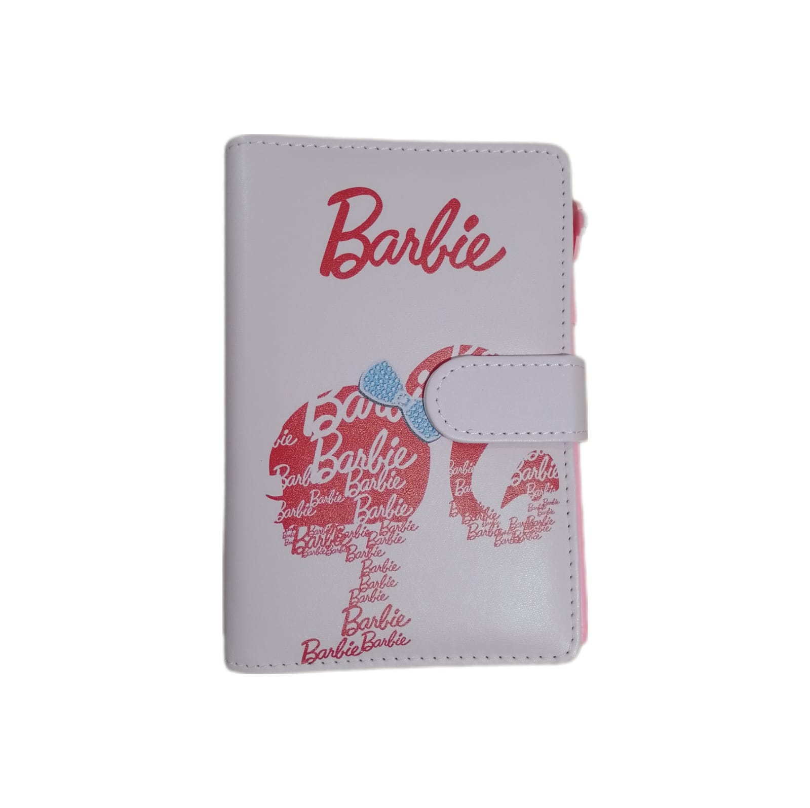 Agenda administradora de Organigastos Diseño Barbie Cuero Sintético