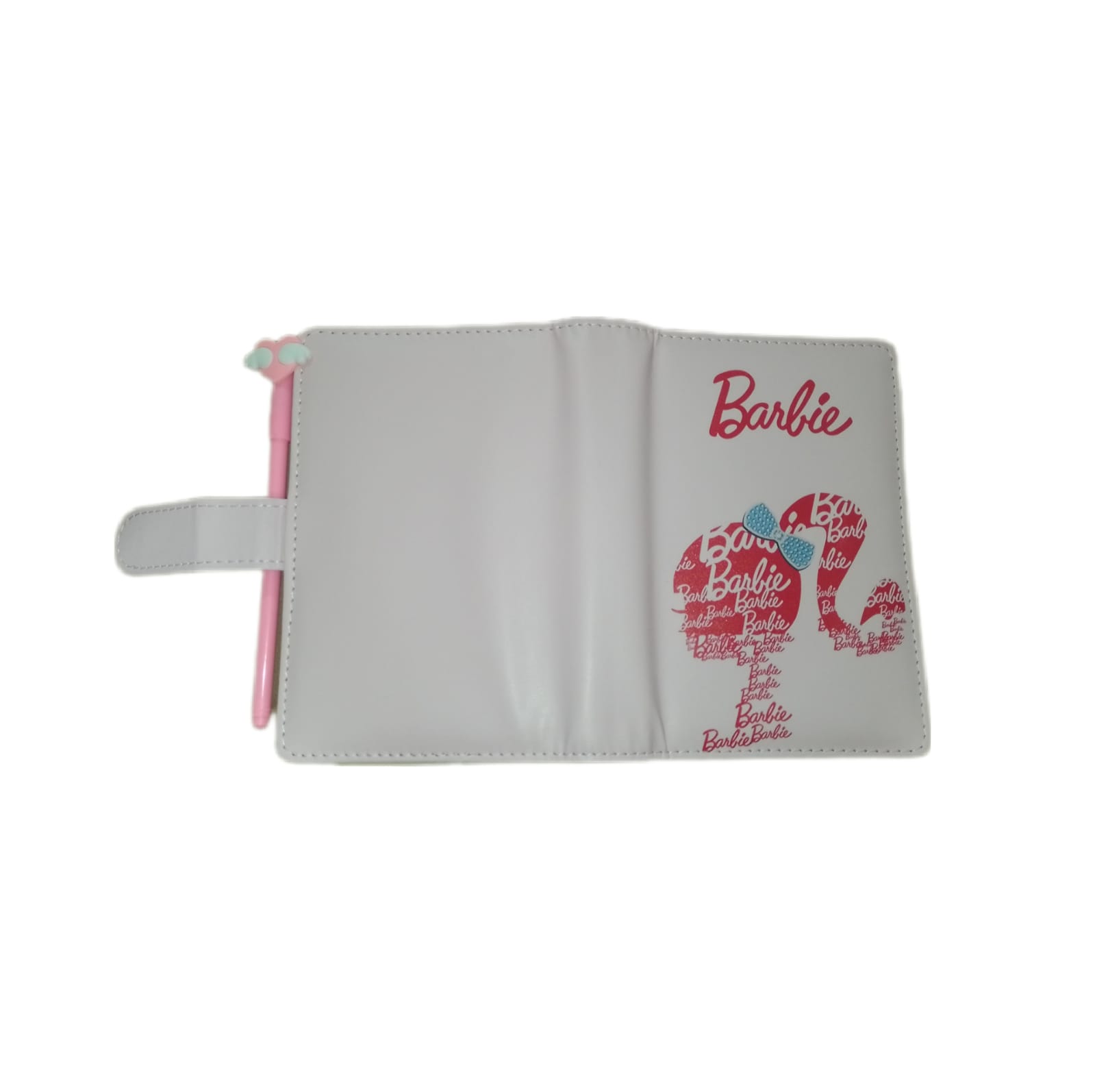 Agenda administradora de Organigastos Diseño Barbie Cuero Sintético