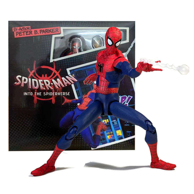 Spider Man Spiderman Peter Parker Multiverso Atraves del Spider Verso Figura
