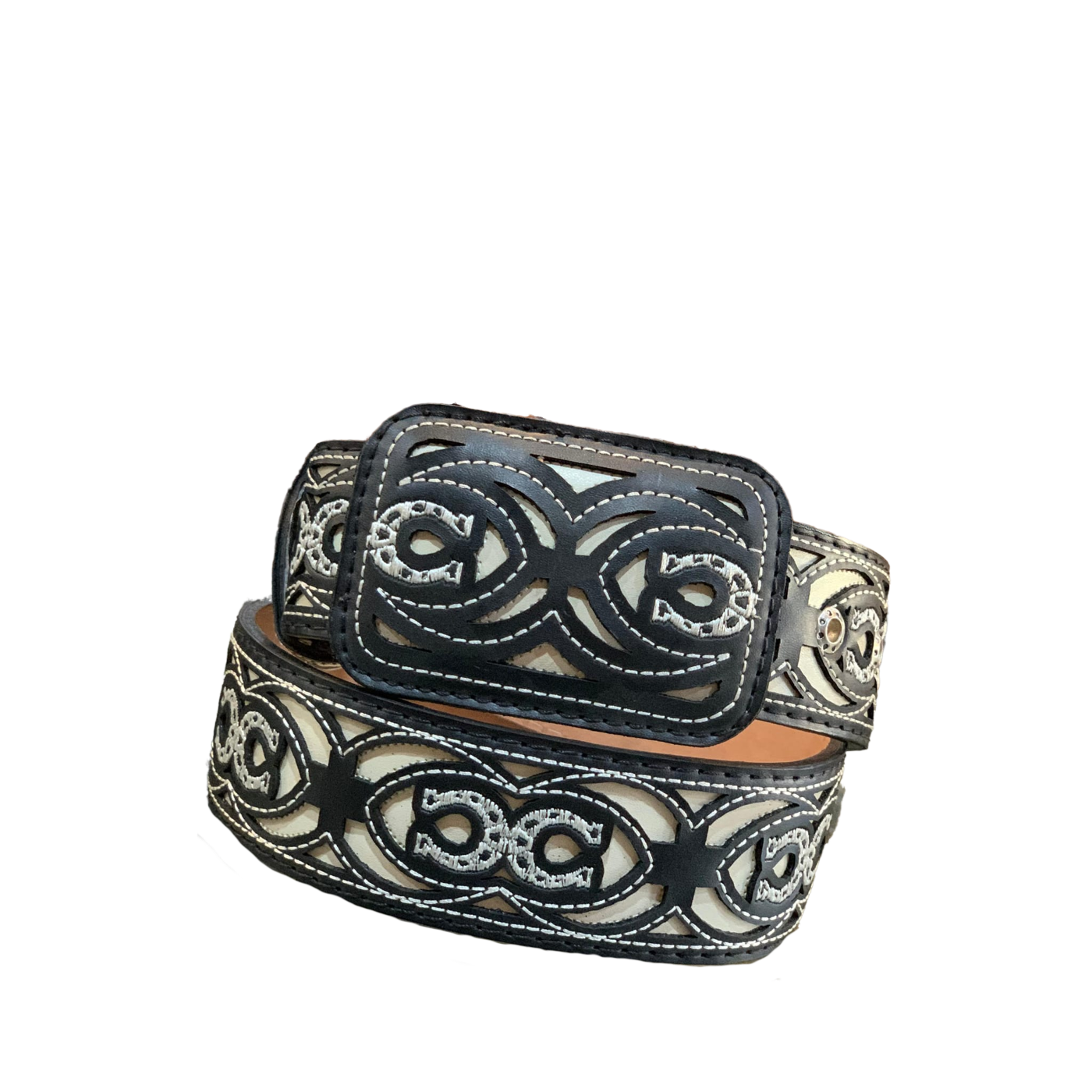 Cinturón Vaquero Corte Laser para Hombre