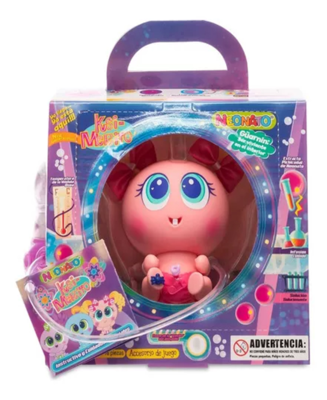 Juguete Muñeco Bebé Ksimerito Chivatita Rosa Distroller