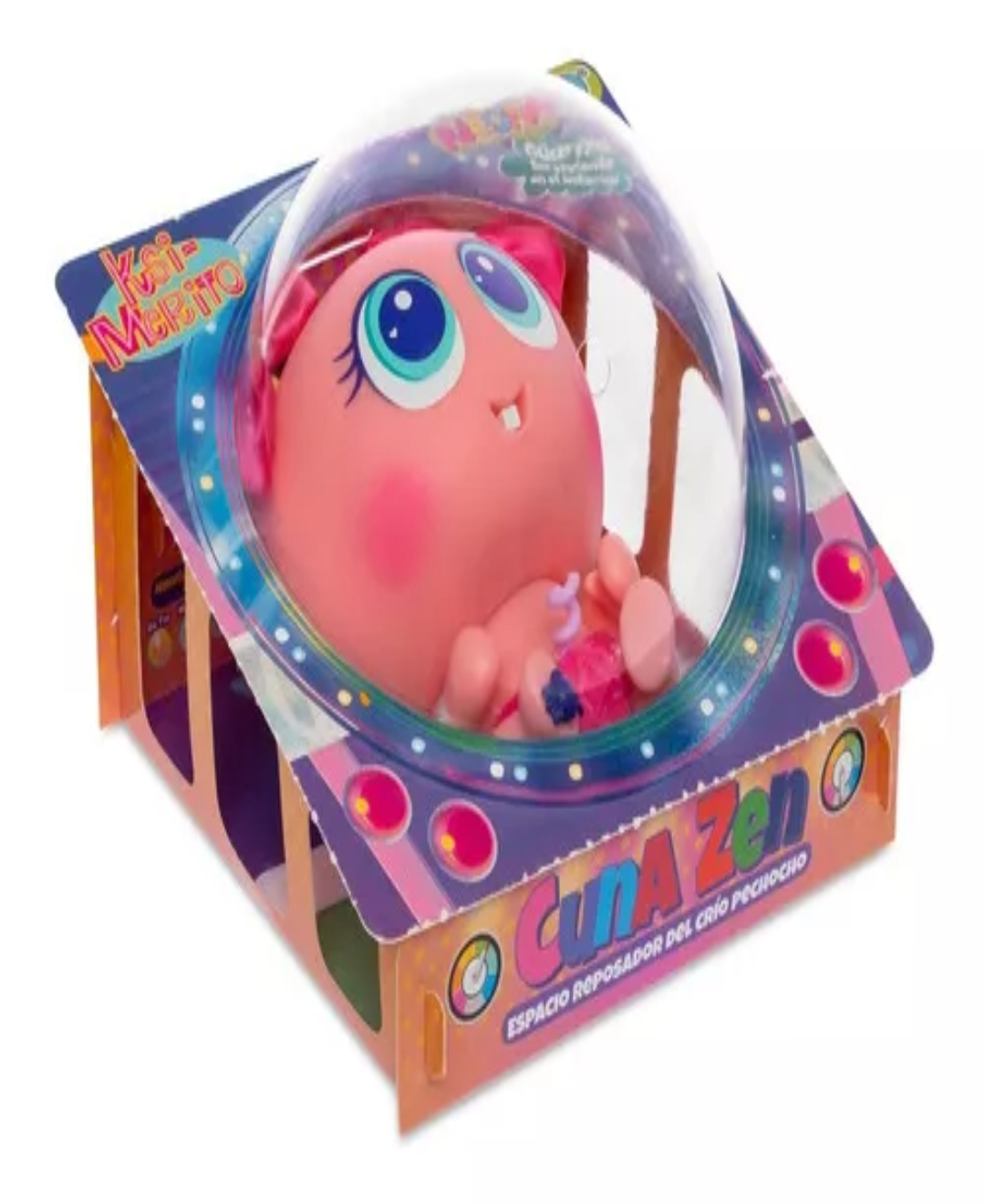 Juguete Muñeco Bebé Ksimerito Chivatita Rosa Distroller