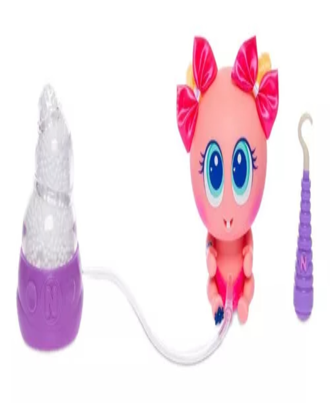 Juguete Muñeco Bebé Ksimerito Chivatita Rosa Distroller