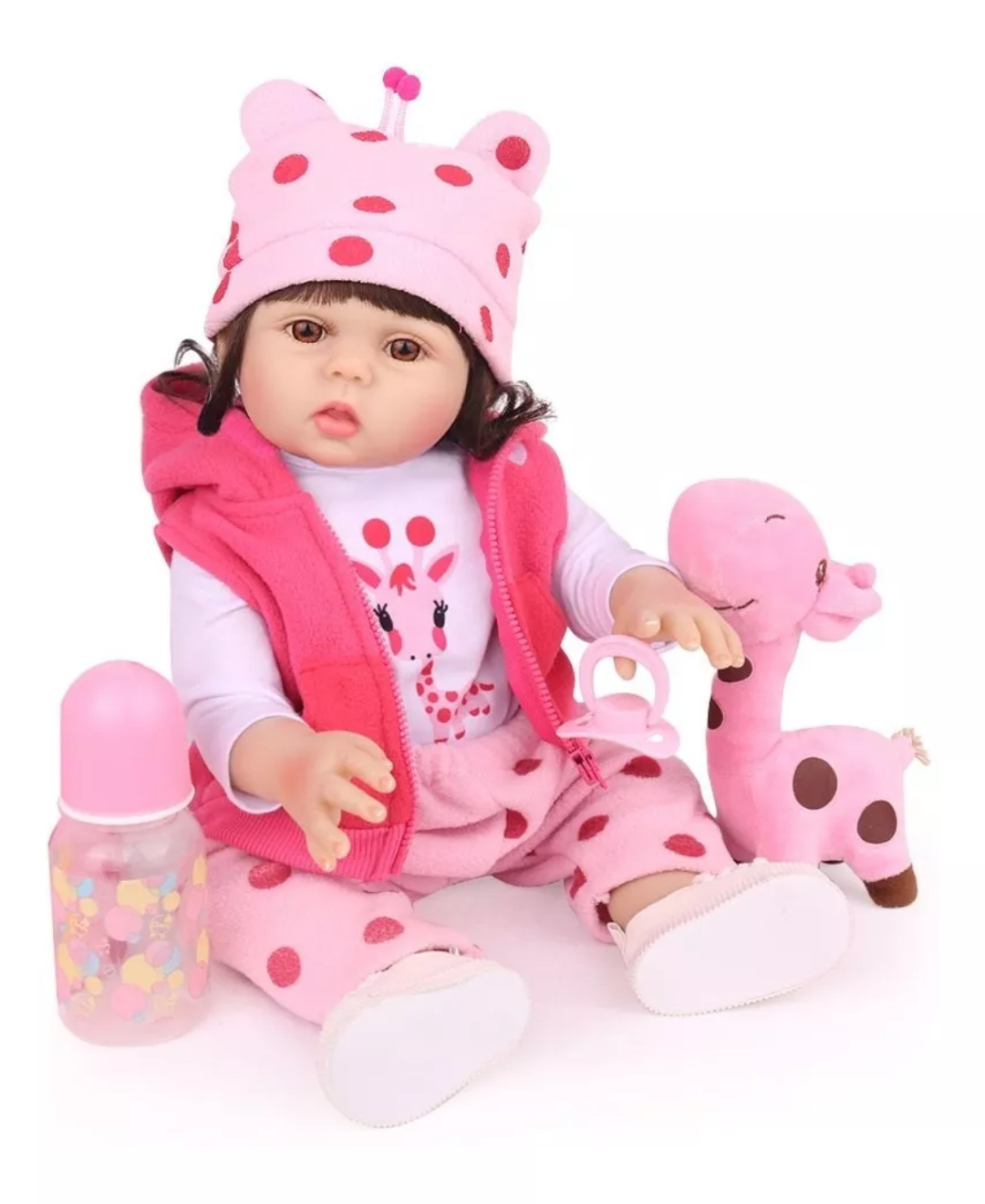 Reborn Muñeca Bebé Niñas Silicona De Cuerpo Completo 48cm