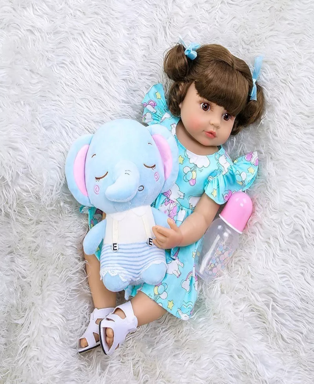 Muñeca Reborn Reborn De Silicona Realista Regalos De Elefant